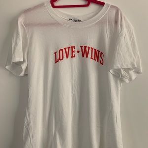 “Love Wins” Tee, Women’s XL by Suburban Riots